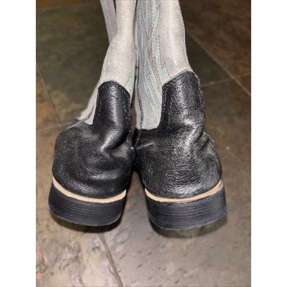 Ariat Embroidered Shaft Western Boots Kids 4 M Unrivaled Relentless Leather - Picture 5 of 13